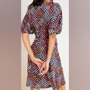 Anthropologie Maev Floral Melody Puff Sleeve Dress NWT